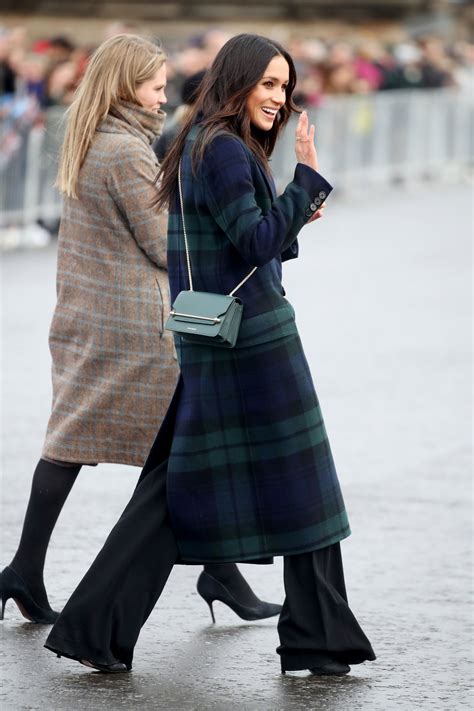 where to find meghan markles plaid burberry coat|Meghan Markle Wore A Tartan Burberry Coat To Scotland & It .